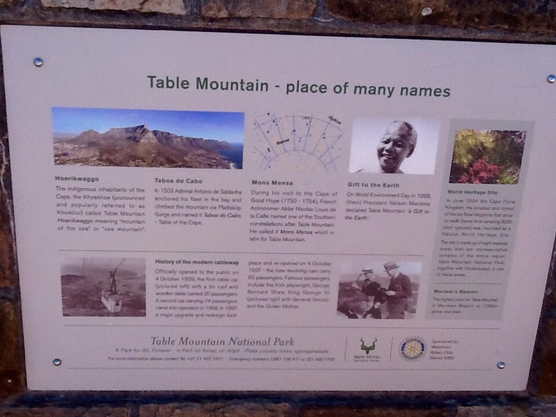 The many names given for the table top