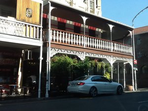 The beautiful old filigree buildings of Long Street date back to the late 1800s