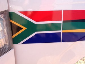 the flag of South Africa 