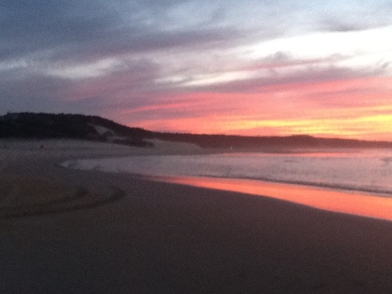 Sunset over Fraser Island