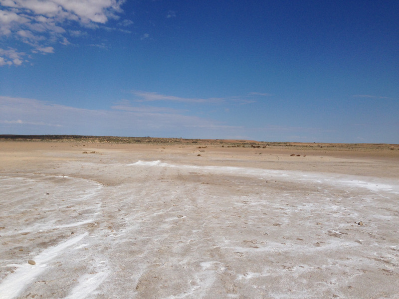 Lake Eyre dry salt