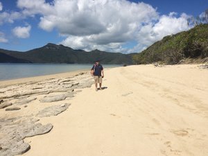 Aaron on Black Island, Whitsunday Islands