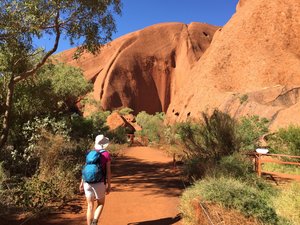 Me in Ayers Rock Base Trail