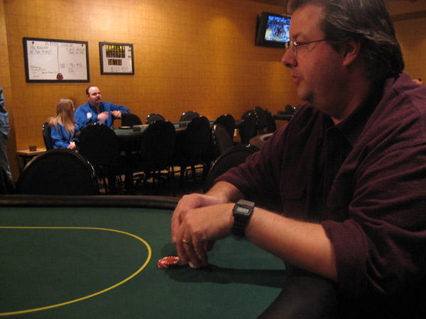 Mike at Poker Table