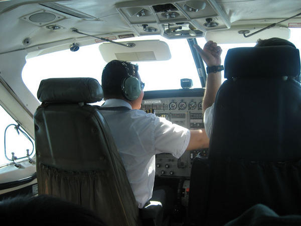 Sansa Flight Cockpit