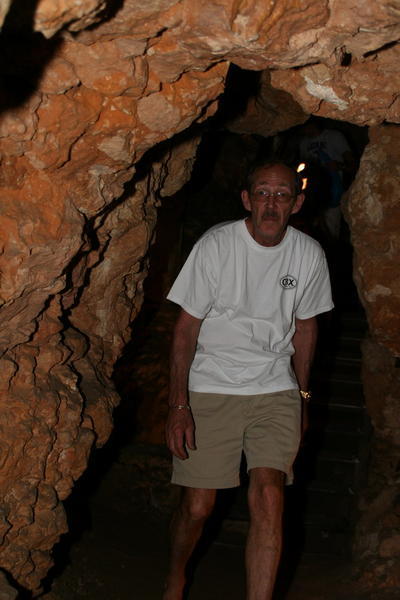 Dad in Crystal Cave