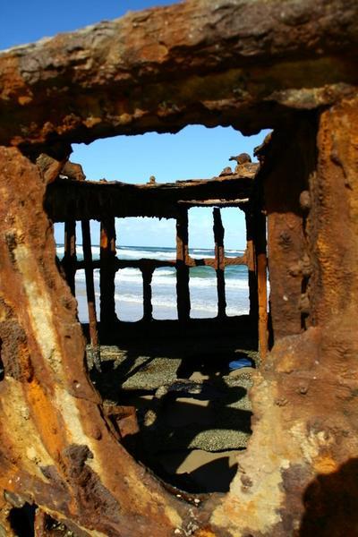 Maheno Shipwreck Window