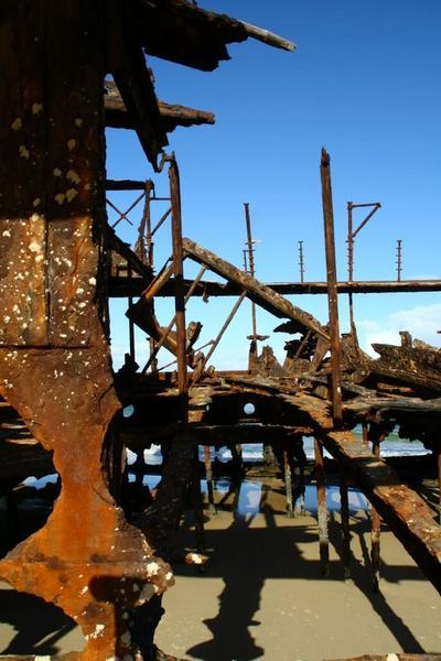 Maheno Shipwreck Rust