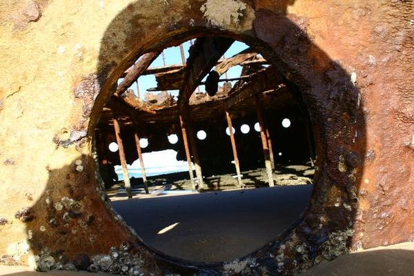 Maheno Shipwreck Porthole