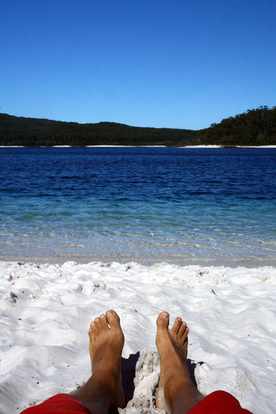 Feet at McKenzie Lake