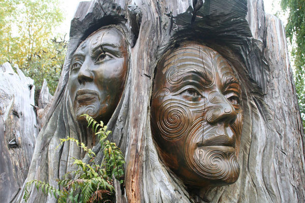 Abel Tasman Wood carvings