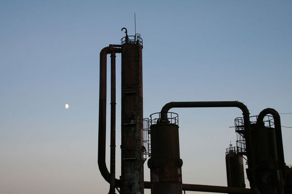 Gas Works and Moon