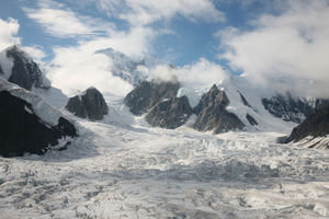 Glaciers and crevasses