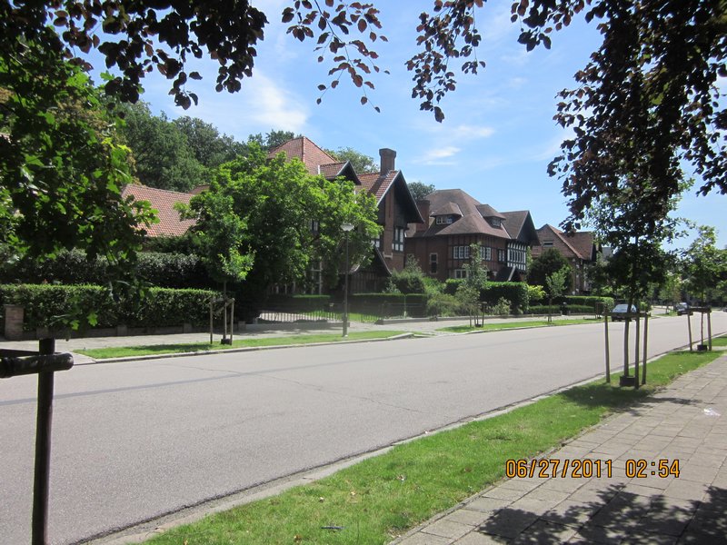 A neighborhood street