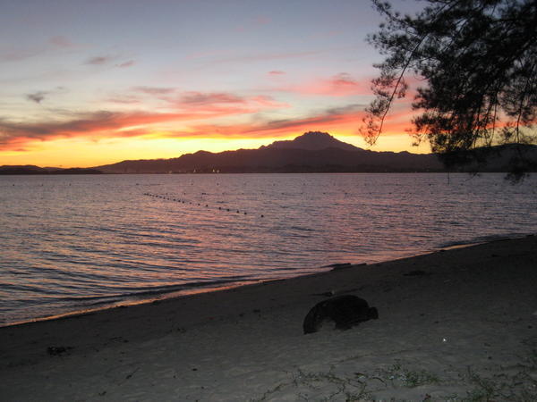 Sun rise on the island