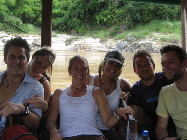 Gaz, Emily, Us, Mark & James on slow boat