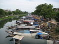House boats along the river in Hue