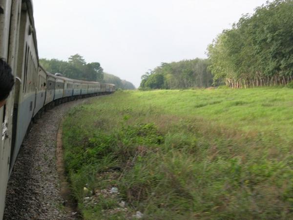 Train from Sungai Kolok to Chumphon (Thailand)