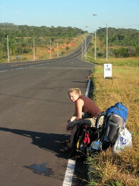 Hitchhiking from Cerro Cora National Park