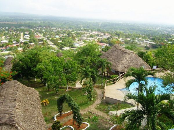 View from Cahal Pech village resort