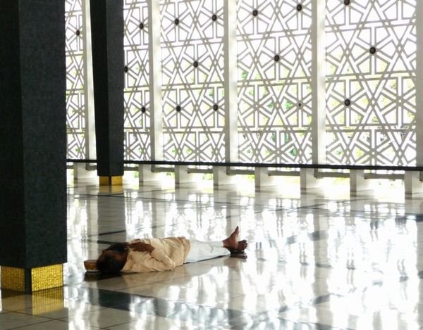 Snoozing in the Mosque