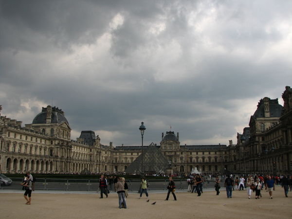 Ominous Louvre