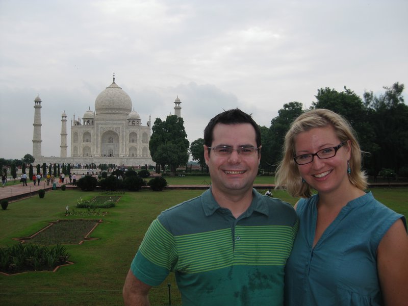 Us at the Taj