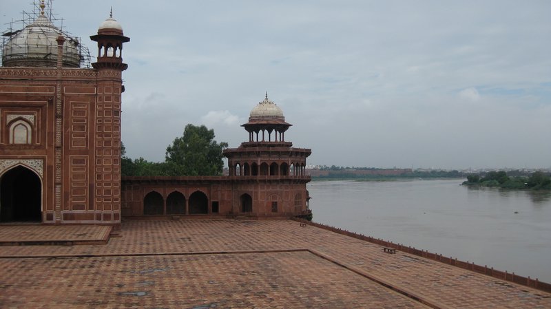 View from the Taj