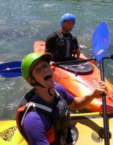 couple of crazy Kayakers