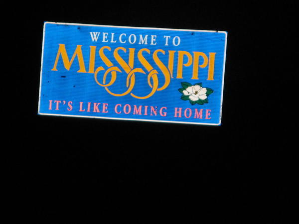 Mississippi Welcomes Me!