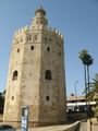 A tower near the river running through Sevil