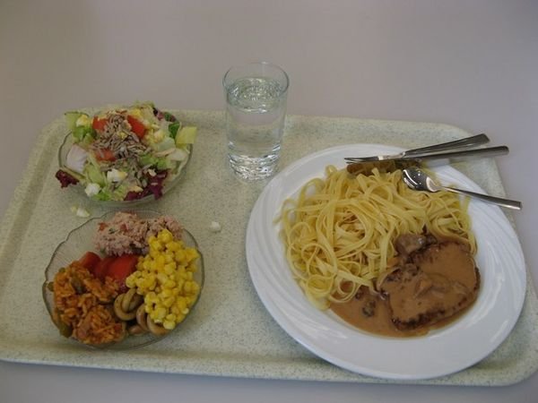 Guess how much this hospital lunch Cost.