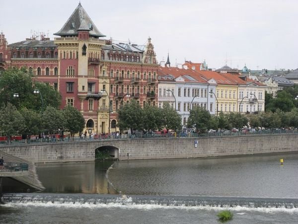 A section of Prague's Waterfront