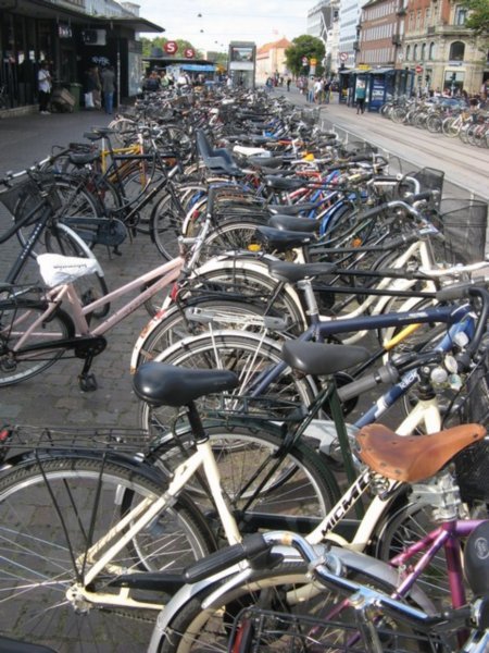 Amsterdam Like Parking Lot in Copenhagen