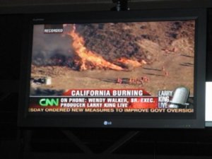 California Burning When I arrived