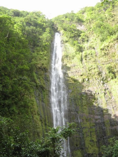 A Waterfall near 7 Sacred Pools on Maui