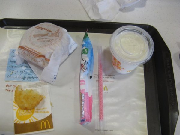 McDonalds Breakfast in Taupo