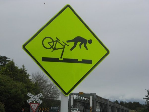 Be careful biking!