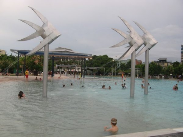 A public pool in Cairns, Australia.