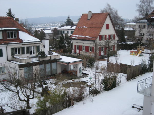 Snow in Zurich