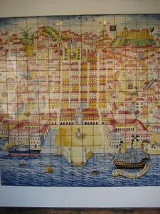 Lisbon in tiles. (from the Tile Museum)