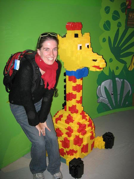 Sof and the giraffe