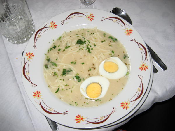 Noodle and Egg Soup