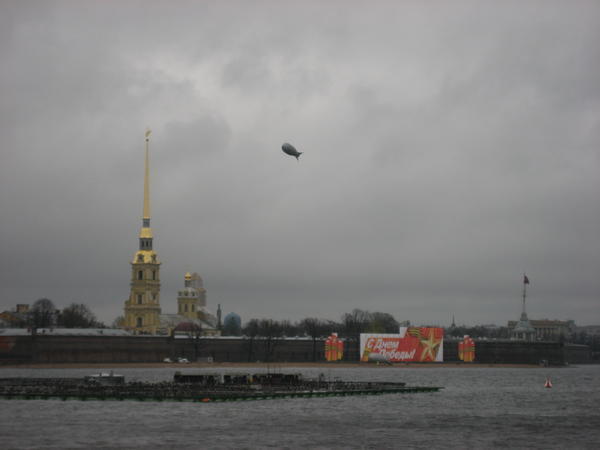 Spot the flying fish in St. Petersburg