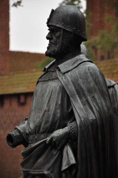 Mr Knight at Marienburg Castle