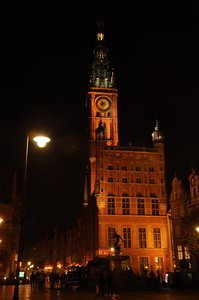 Nighttime in Gdansk