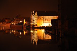 Nighttime in Gdansk