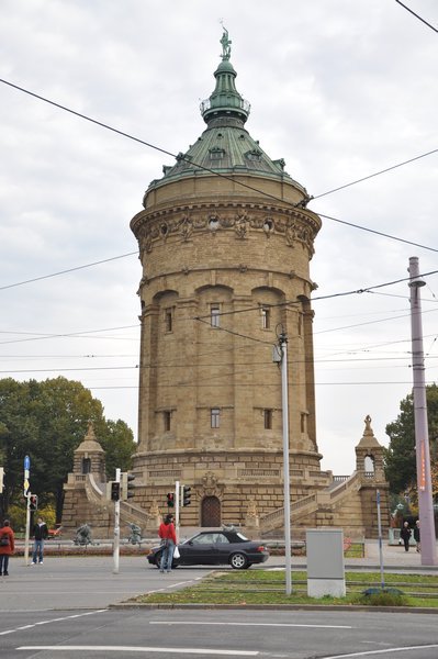 Mannheim's main sight - the water tower