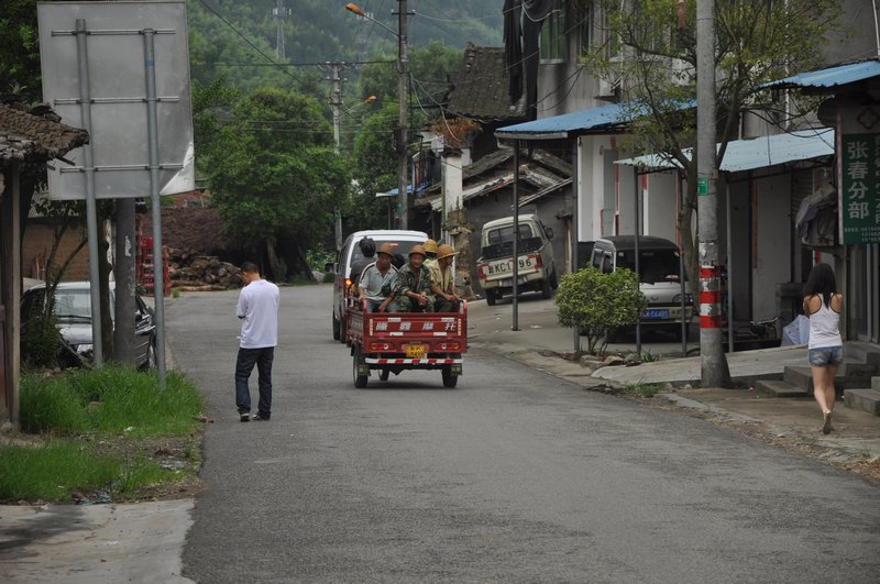 Cruising through Jingning Village