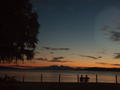Solnedgang over Lake Taupo
